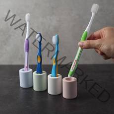 살림일기 1+1 규조토 칫솔꽂이, 규조토 칫솔꽂이(그린+화이트)