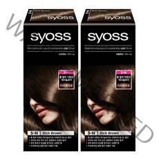 사이오스 프로페셔널 헤어컬러 새치커버, 5-N리치브라운, 2개