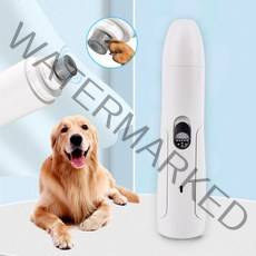 Hi Puppy 네일 그라인더 반려동물 발톱깎이 발톱다듬기 저소음 충전식 USB식 충전, 화이트