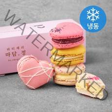 마담정 하트 마카롱 5구 세트 (냉동), 1세트