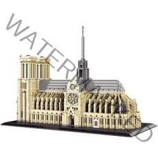 프랜디 나노블럭 랜드마크 대형 건축물 노트르담 대성당 SM9923, 혼합색상