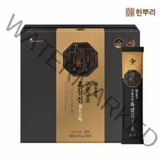 CJ웰케어 한뿌리 구증구포 흑삼진 골드스틱 1박스 (10g X 30포), 단품, 단품