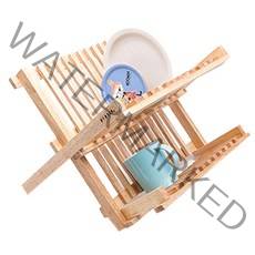 아카시아 홈 접시 건조대, 혼합색상