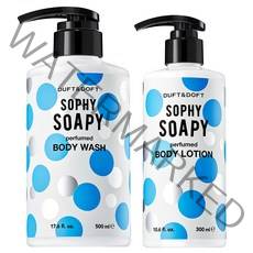 더프트앤도프트 바디워시 소피소피 500ml + 바디로션 300ml 세트, 1세트
