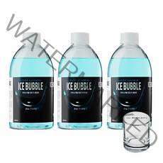 아이스버블 필립스 호환 PH타입 면도기세정액 500ml x 3p + 세척용 유리컵