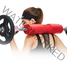 바벨 패드 쿠션 바벨바 역기봉 헬스장 운동 체육관 크로스핏 웨이트 스펀지 목 에바 스폰지 보호대 스쿼트 승모근 숄더 피트니스 역도봉 폼, 레드