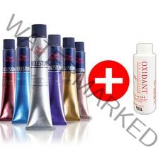 웰라 염색약 프로페셔널 뉴콜레스톤 딥 칼라 염모제 + 산화제 증정, 1개, 블루실버_12/88