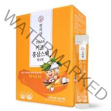 천지양 튼튼쑥쑥 키즈홍삼스틱 망고맛 100포, 1박스