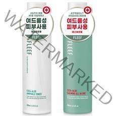 플리프 시카-알로에 앰플 토너 + 알로에 카밍 올인원 로션, 1세트