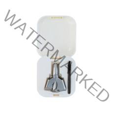 코털제거기 LIRING 원클릭 수동 코털깍기, 무광택 실버, 1개