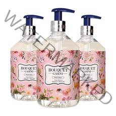부케가르니 바디워시 화이트머스크, 520ml, 3개