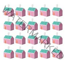 하우스 선물 박스 13 x 7 x 10.5 cm, 초록지붕, 20개