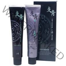웰코스 뮤겐스 칼라메리트 지청 1분 헤어칼라 120g 한방염색약, 1개, 밤색