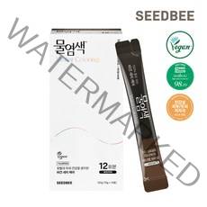 [씨드비] 물염색 12회분 (대용량 리필), 내추럴블랙