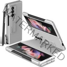 Miimall 삼성 갤럭시 z폴드3 사이드 펜슬롯 S펜수납 마그네틱 거치대 케이스