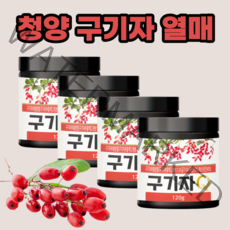 국내산 구기자 추출물 추출 분말 가루 파우더 구기자차 티 120g, 4통