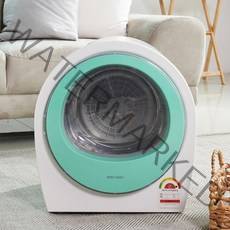 홈세라 에어로데이지 미니 회전형 의류건조기 3kg, 올리비아 그린