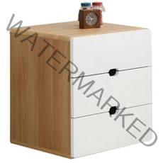 제이디퍼니처 로미 3단 서랍형 협탁, 아카시아화이트