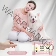 강아지물티슈 강아지발티슈 강아지목욕티슈 펫티슈 강아지바디티슈 고양이물티슈 100매 200매