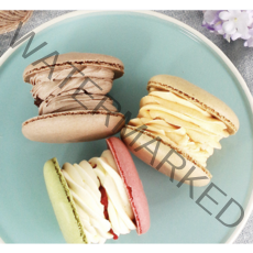 [한끼만찬]달콤 마카롱 90g (초코+레드벨벳+치즈) 수제 디저트