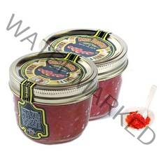 Tsar's Salmon (Red) Caviar 200 g (7 oz.). Pack of two jars, 1