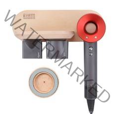 BUBM 다이슨 헤어 드라이기 전용 거치대, 원목, 1개