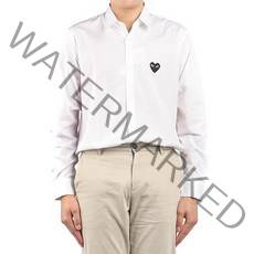 [꼼데가르송] (P1B004 WHITE) 남성 긴팔 셔츠