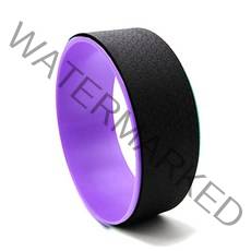 런웨이브 필라테스 휠 기구, 블랙 + 퍼플