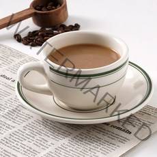 턱스톤 그린베이 커피잔 세트 카페 카푸치노 라떼잔