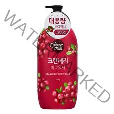 샤워메이트 크렌배리 바디워시, 1200g, 1개