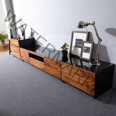 다일 다프네 북유럽 원목 거실장 멀바우 아카시아 TV다이