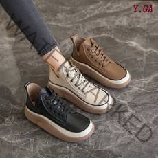 Y.GA 봄 가을 여성 패션 운동화 여자 발편한 구두 미끄럼 방지 보들보들 편안함