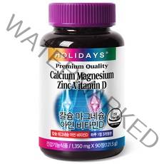 홀리데이즈 칼슘마그네슘아연비타민D, 1개, 90정
