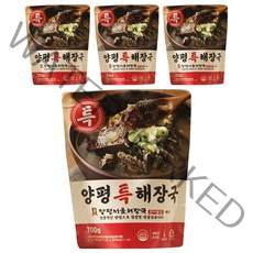 큰아들집 양평 서울 해장국 특해장국 700g 국내산 한우 소양 우거지 선지 시레기 국밥, 4팩