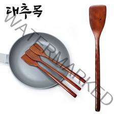 대추나무 미니 사각 뒤집개 (원목 뒤지개 뒤집기 볶음 나무주걱, 4.5x26.5cm1개입