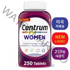 (센트룸) 포 우먼 250 대용량 센트룸 여성을 위한 종합비타민 미네랄 8개월분 250정