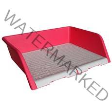 아가명가 대형견용 삼면 배변판 AMT-380, 핑크, 1개