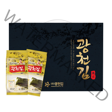 광천김 달인 김병만의 재래 도시락김 48봉 선물세트, 1세트