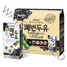 파스퇴르 쾌변두유 검은콩 검은깨, 190ml, 20개