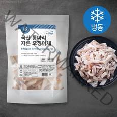 청해명가 국산 통마리 자른 오징어채 (냉동), 500g, 1개