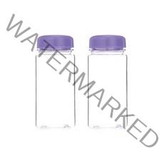 보틀트리 마이보틀 무지 미니 페트 보틀 2p, 퍼플, 350ml