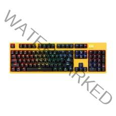 앱코 HACKER K660 축교환 완전방수 게이밍 기계식 유선키보드, 옐로우클릭