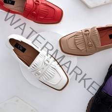 VW베라왕 23SS 콤피 깃털 로퍼 192