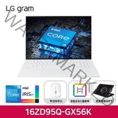 LG전자 2022 그램 16, 16ZD95Q-GX56K, Free DOS, 1TB, 16GB, 코어i5, 스노우 화이트