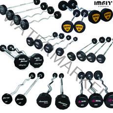 고정식 바벨 고정바벨 중량원판 직선바 컬바 10kg 15kg 20kg 25kg 30kg, 06 포스 PU 고정바벨, 컬바 20kg