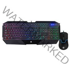 HP 게이밍 콤보 유선 키보드 + 유선 마우스, GK1100, 블랙, 일반형