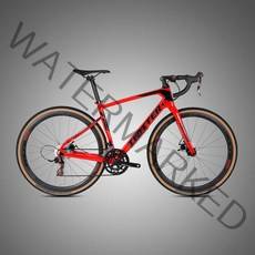 그래블 바이크 자전거 뜨거운 러시아 트위터 탄소 섬유 자갈 도로 자전거 22/24 속도 142mm 쓰루 액슬 승마, 06 Red_03 51cm_02 24