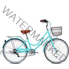 K2BIKE 클래식 여성용자전거 쉘리26인치 7단, 쉘리26형 아이보리, 미조립+소형공구
