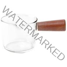 코빙 우드 손잡이 눈금 에스프레소 더블샷잔 70ml, 1개