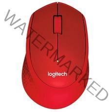 로지텍 무소음 무선 마우스 M331, 레드